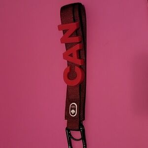 New Lululemon olympic key chain red